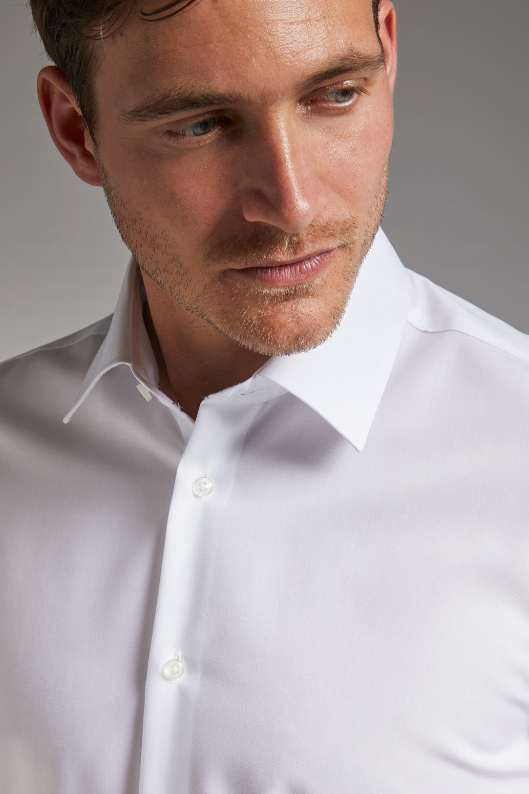 Hemd Modern Fit Non Iron Weiss