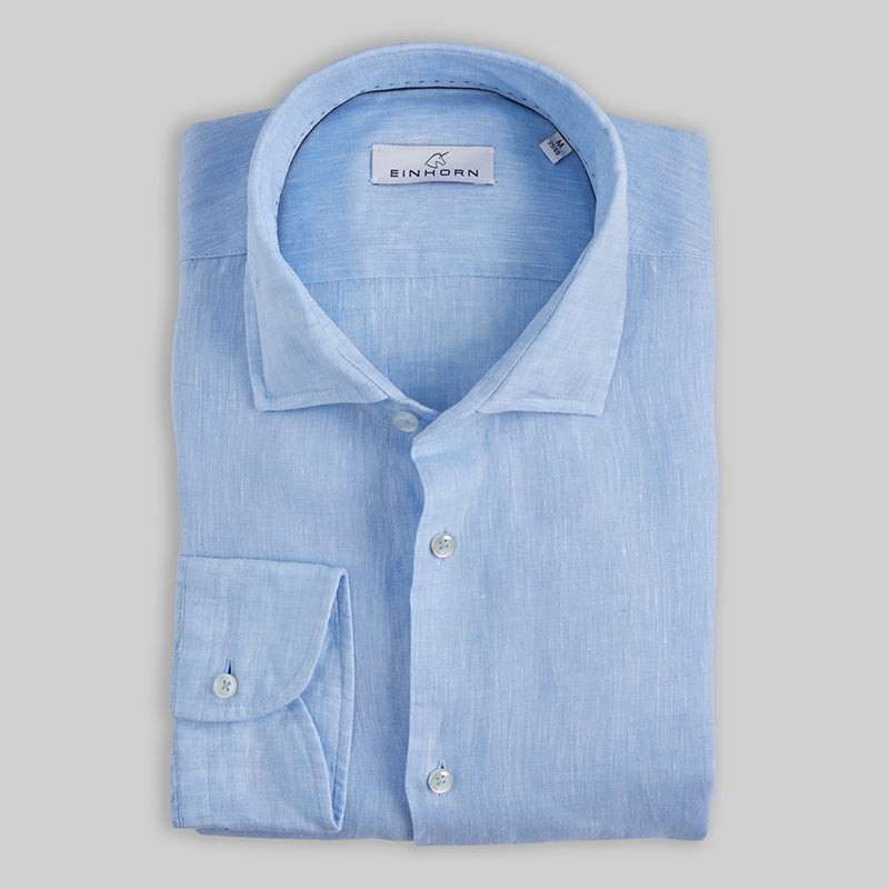 leinenhemd blaues hellblaues leinen hemd leinen herrenhemd sommerhemd