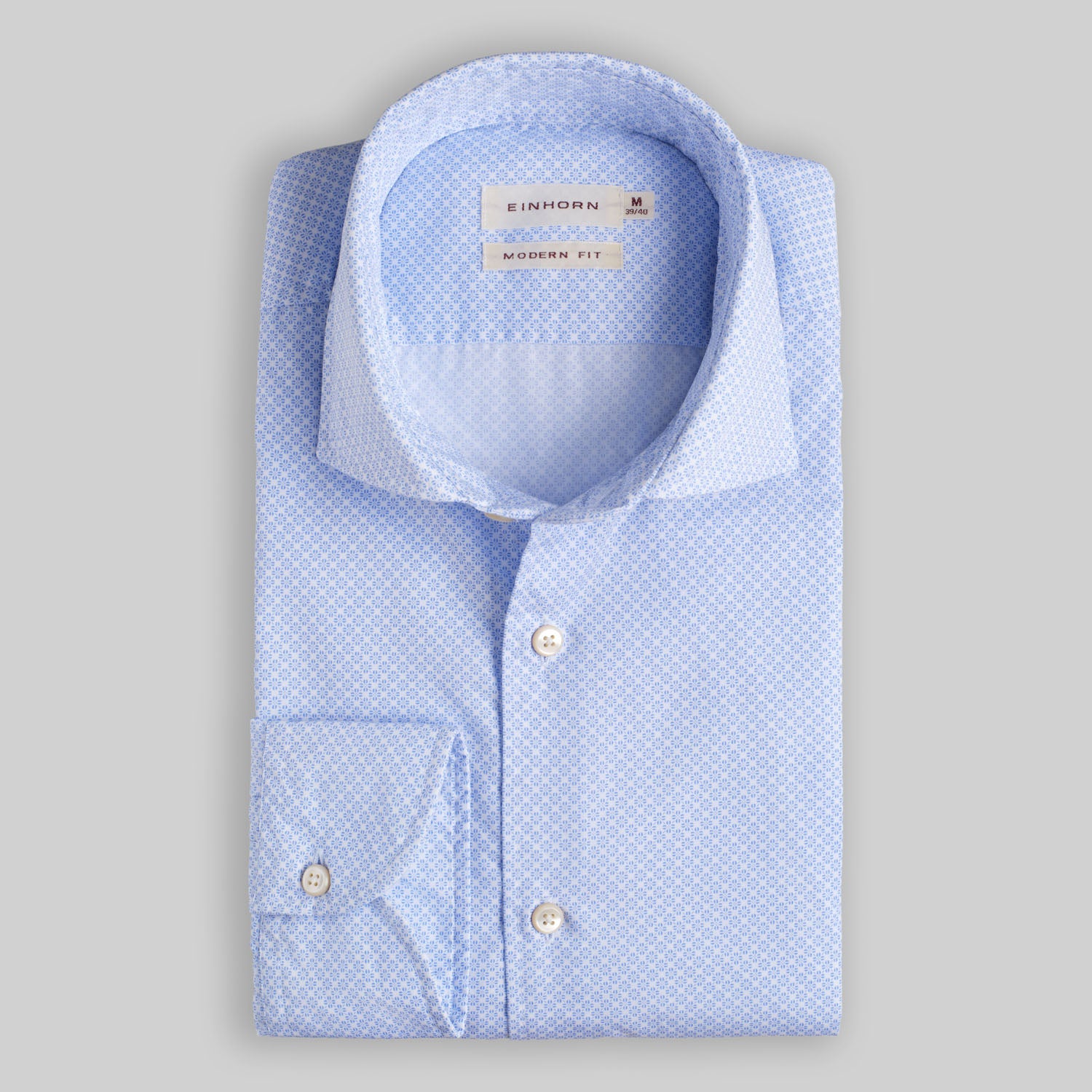 Das Einhorn Hemd Modern Fit Mikro Print überzeugt mit einem feinen, stilvollen Design, das Understatement und Eleganz perfekt vereint.