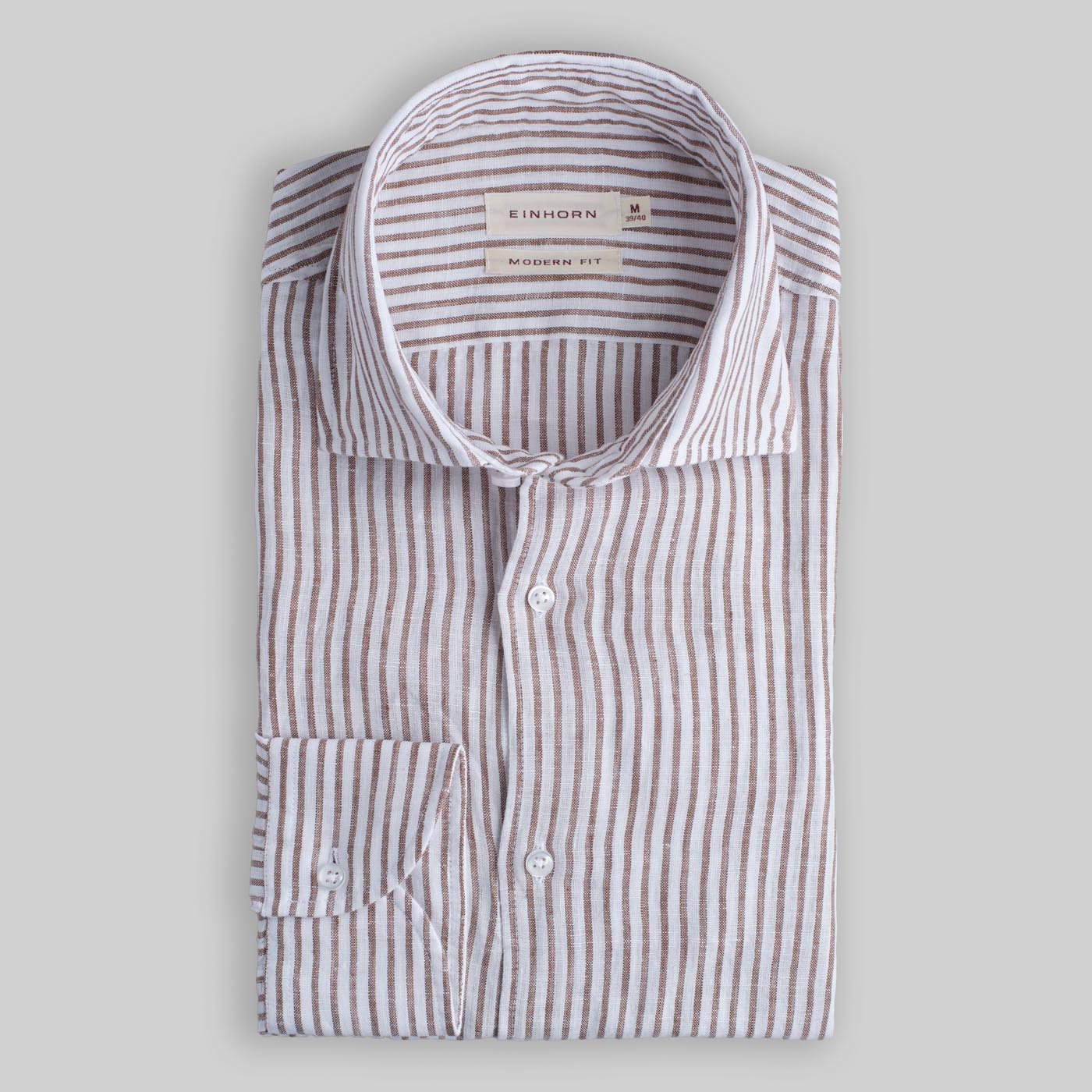 Gestreiftes Leinenhemd von EINHORN herrenemden online kaufen