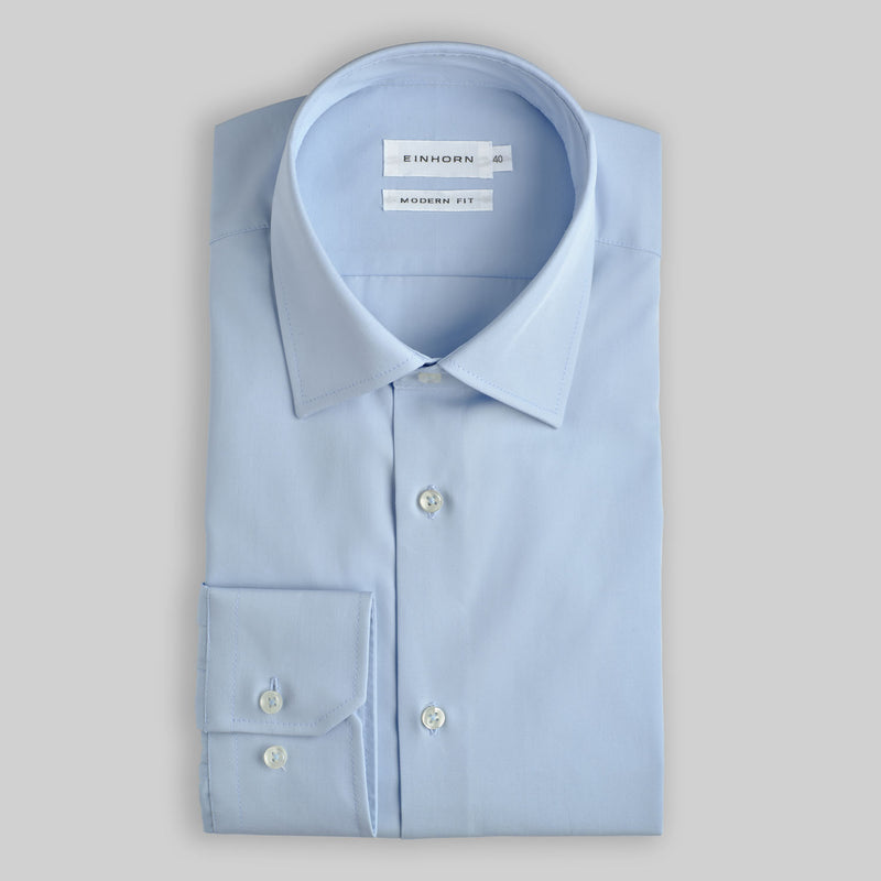 Hemd Modern Fit Non Iron Blau