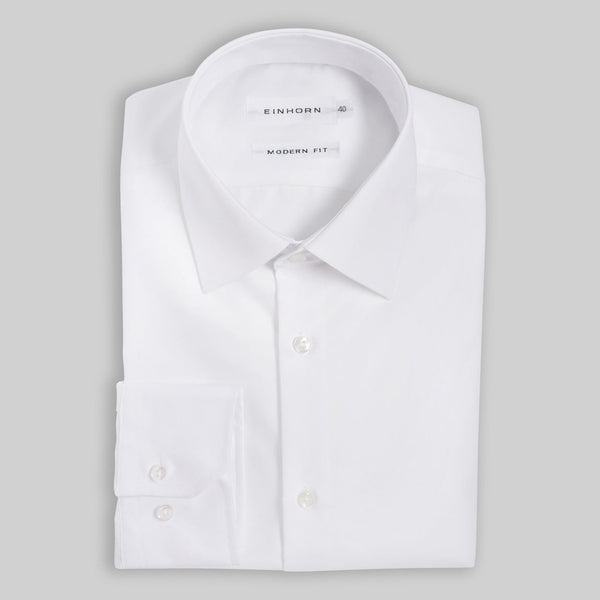 Hemd Modern Fit Non Iron Weiss