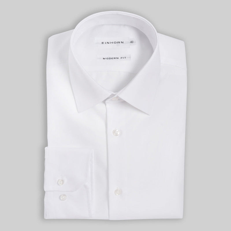Hemd Modern Fit Non Iron Weiss