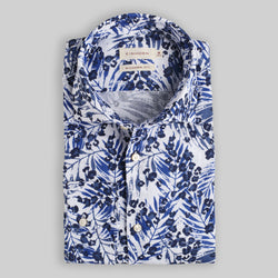 Modern Fit Print Flowers