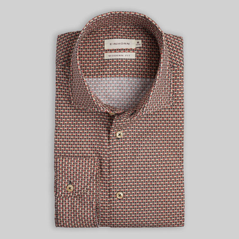 Hemd Modern Fit Grafikdruck