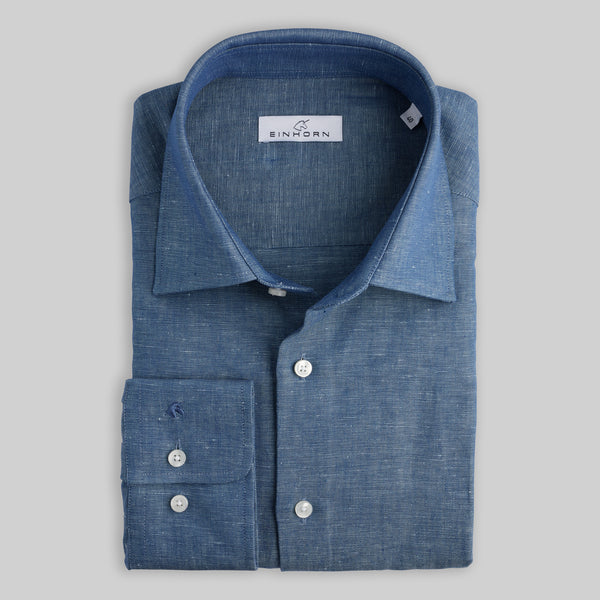 Jeanshemd Regular Fit Blau