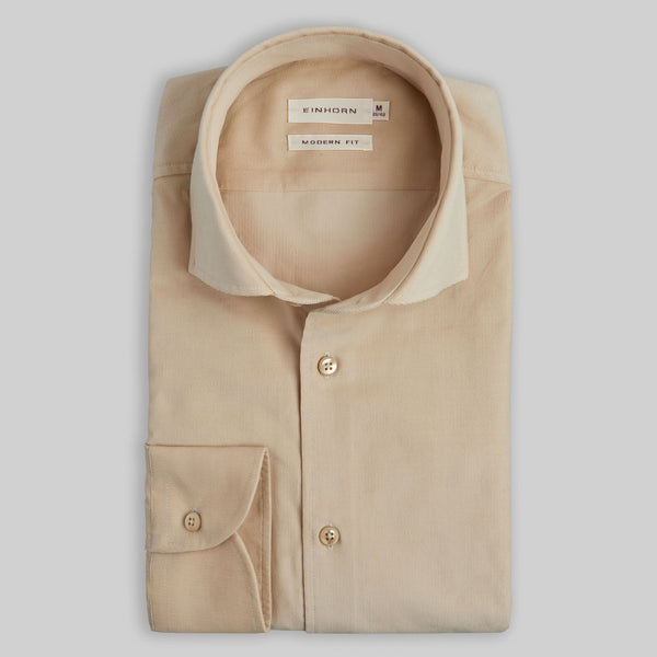 Modern Fit Babykord Beige