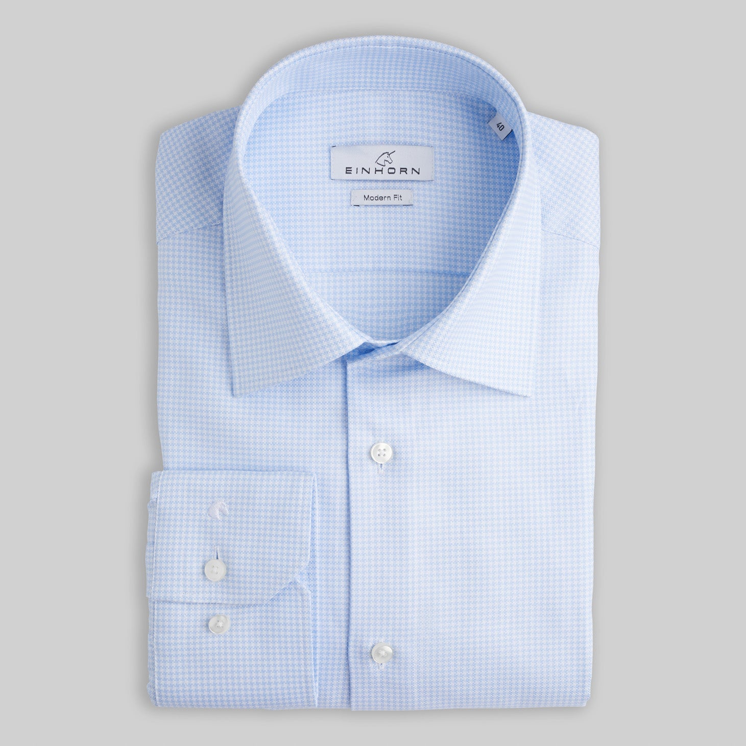 Das Einhorn Oxfordhemd Modern Fit Hellblau ist der Inbegriff gepflegter Herrenmode.